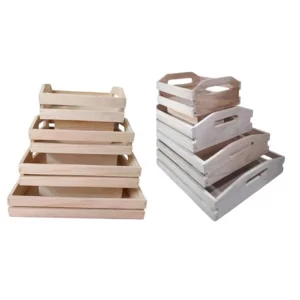 Caja Huacal de Madera Pino (20x20x10 cm)